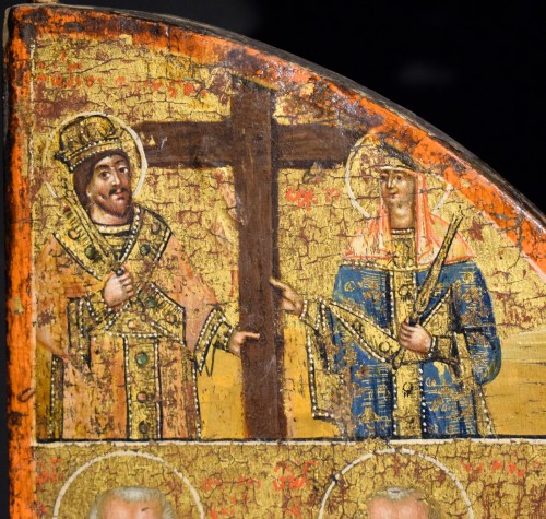 Extraordinaire Triptyque Grec de la fin du XVe - début du XVIe siècle - Romano Ischia
